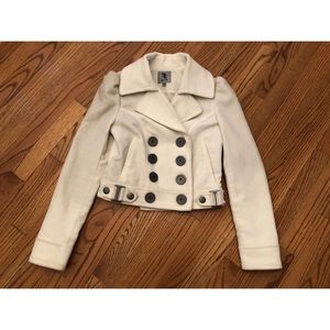 STS BLUE | Off White Pea Coat Size: S
